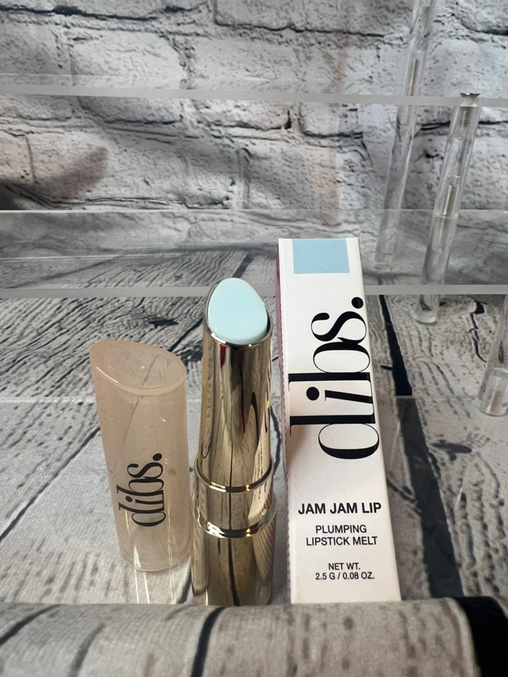 dibs. Jam Jam Lip Plumping Melt — sheer ‘Blueberry Ice’ Hydrating Balm